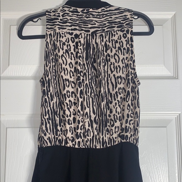 NWT forever 21 Chic Leopard Print Black Dress size s - Picture 8 of 9